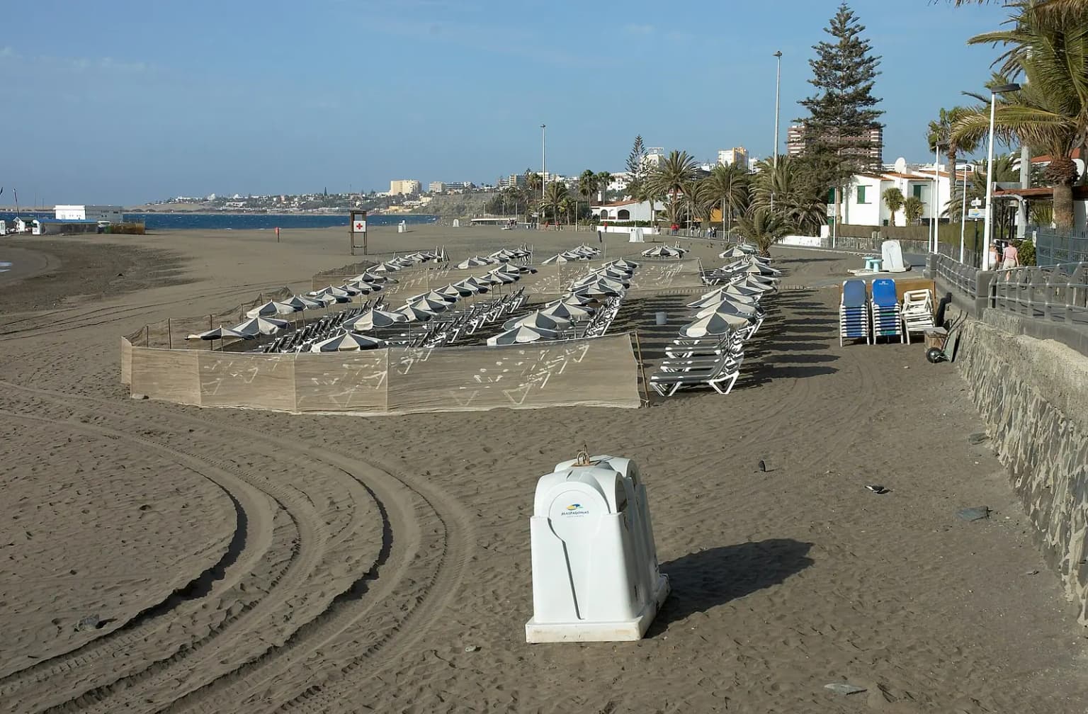 Las Burras: rolig strand kort gåtur fra San Agustín